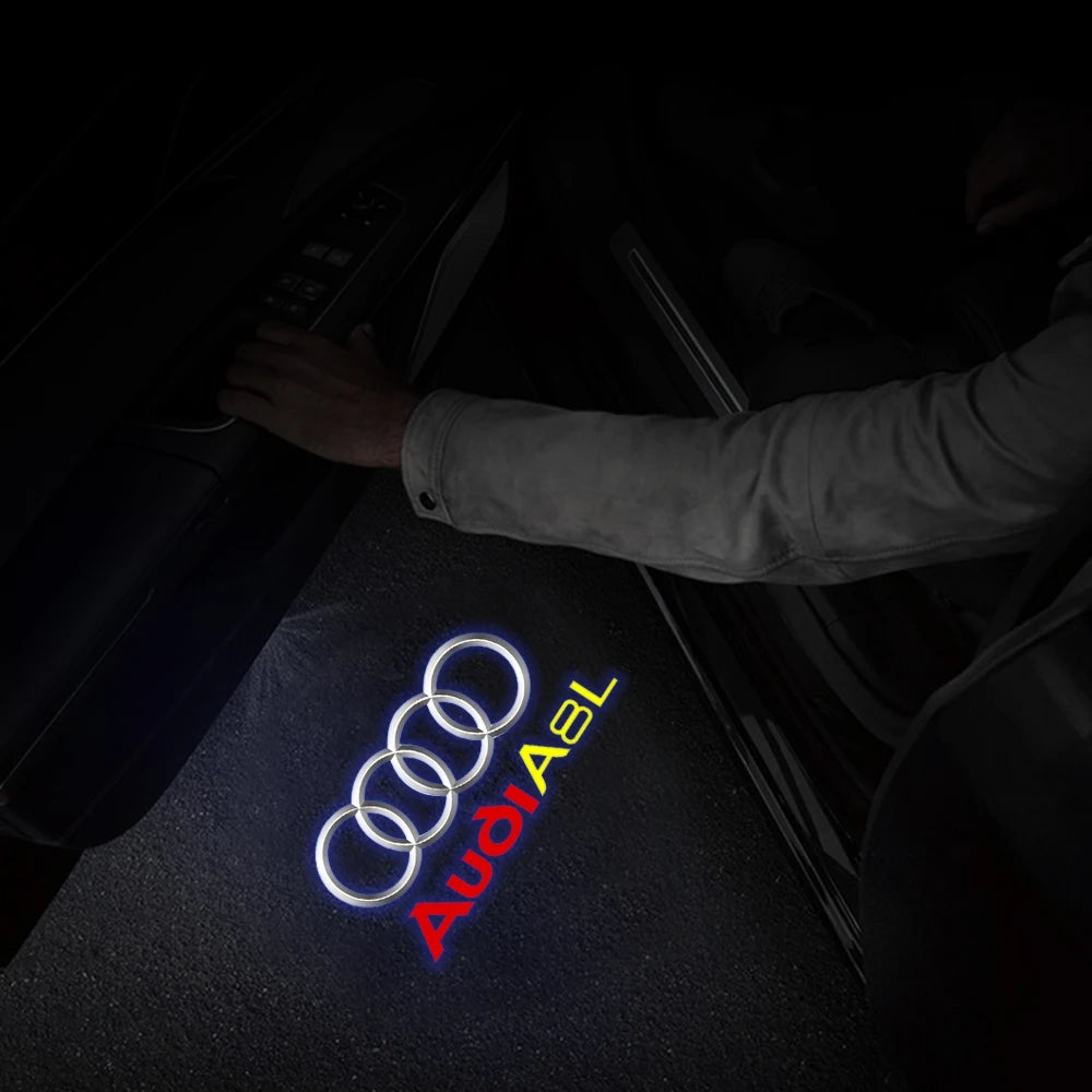 Projecteur Logo LED Portière Audi LuxDrive