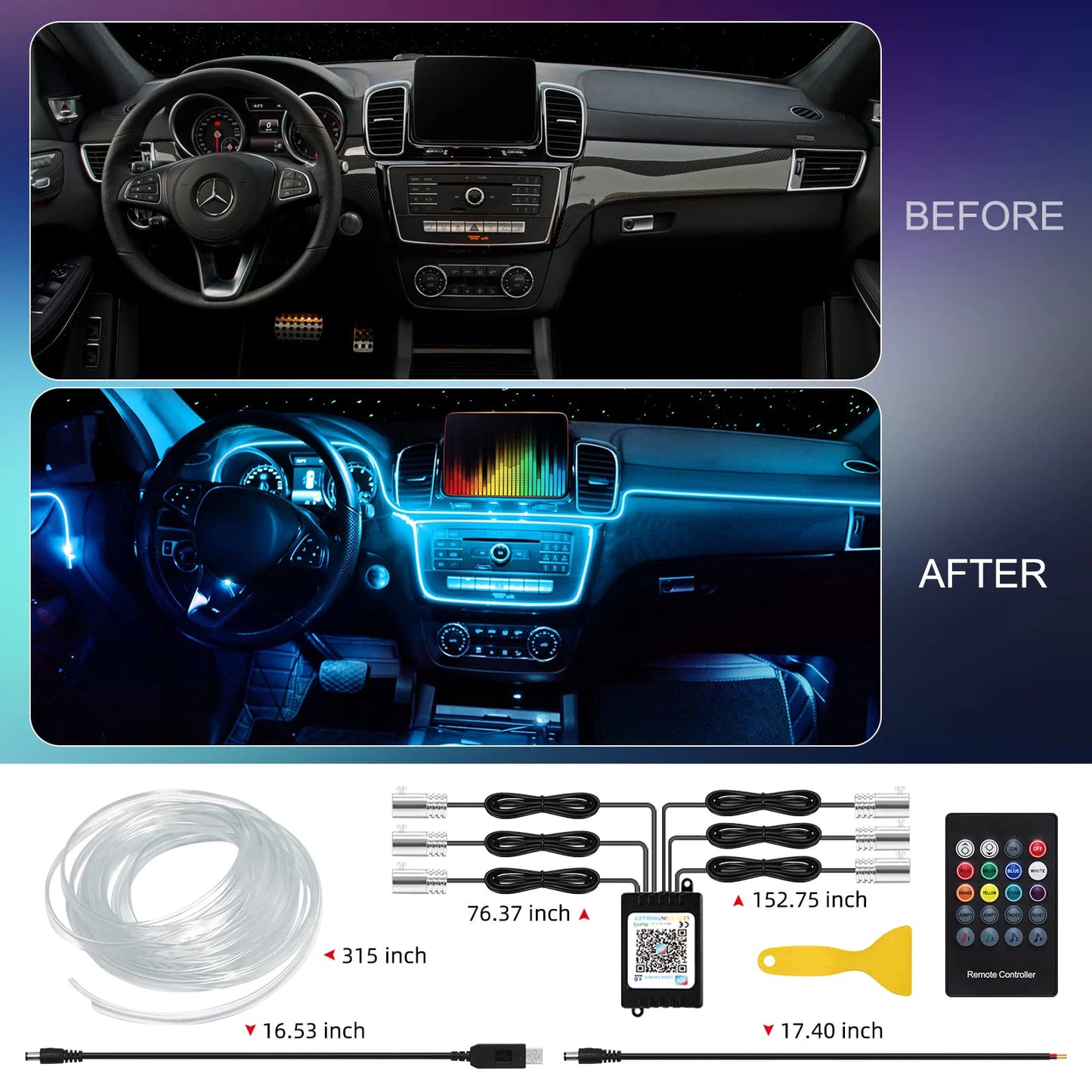 Kit LED Ambiance intérieure LuxDrive