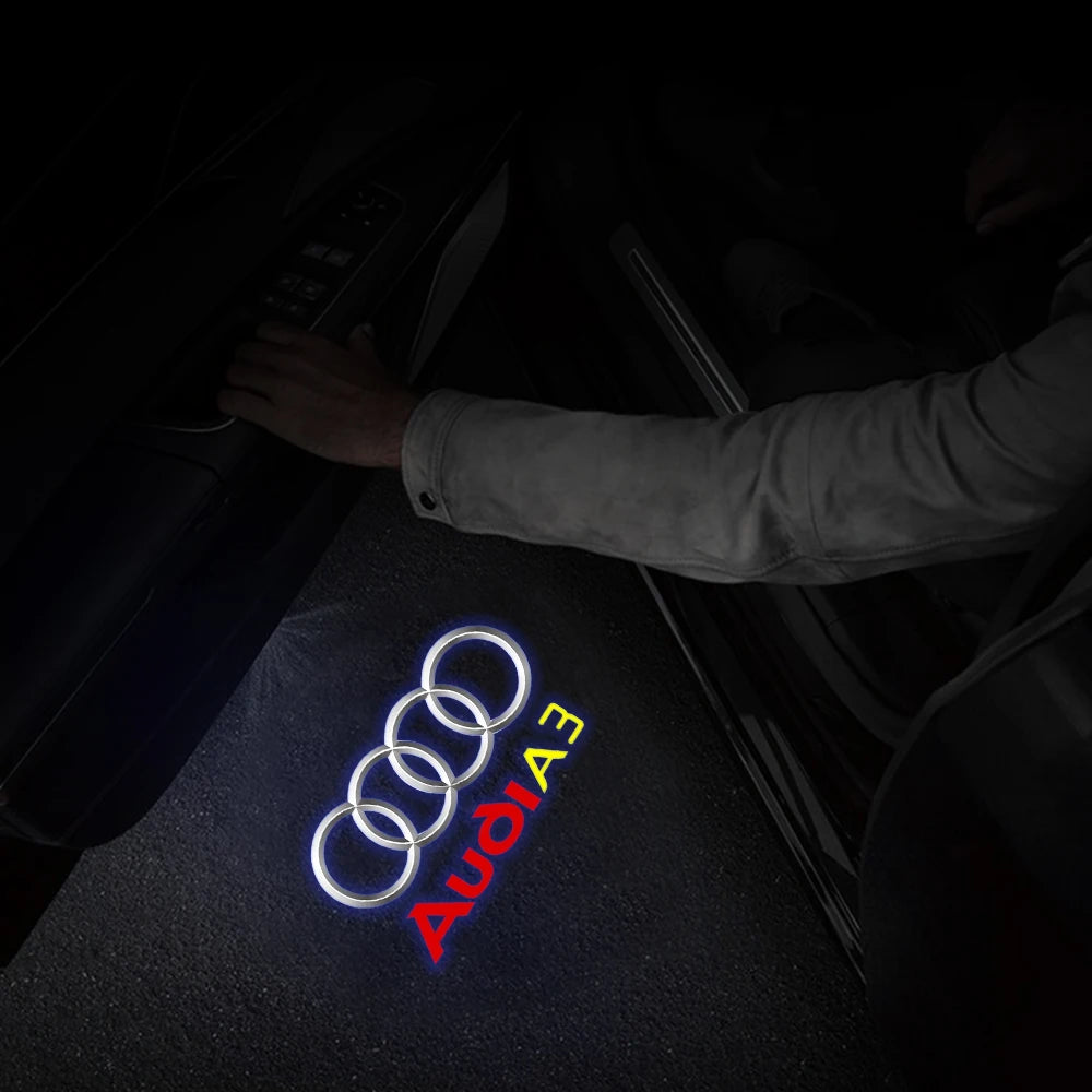 Projecteur Logo LED Portière Audi LuxDrive