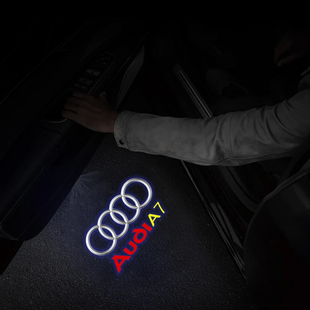 Projecteur Logo LED Portière Audi LuxDrive