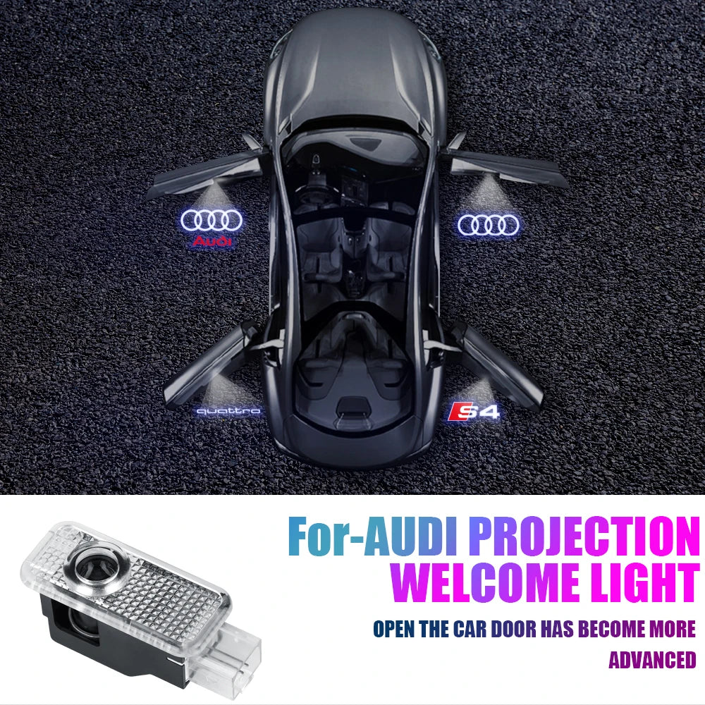 Projecteur Logo LED Portière Audi LuxDrive