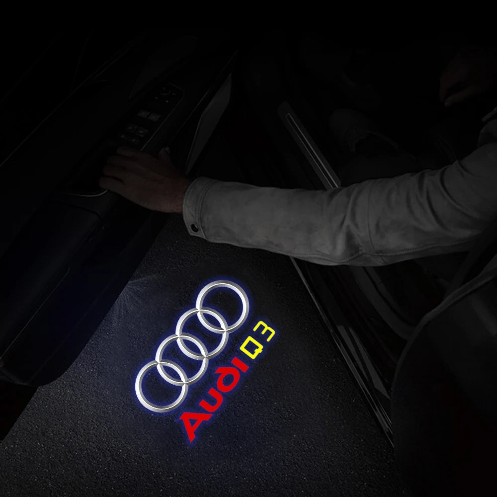 Projecteur Logo LED Portière Audi LuxDrive