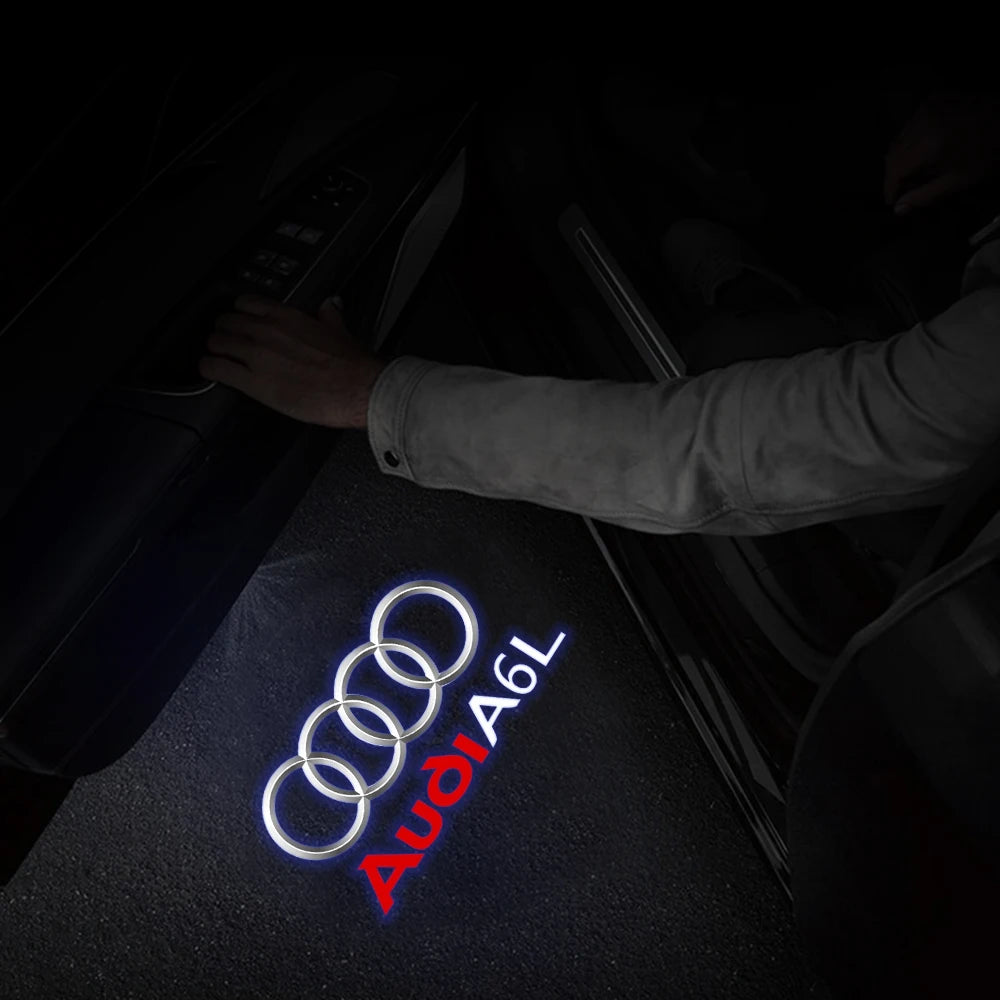Projecteur Logo LED Portière Audi LuxDrive