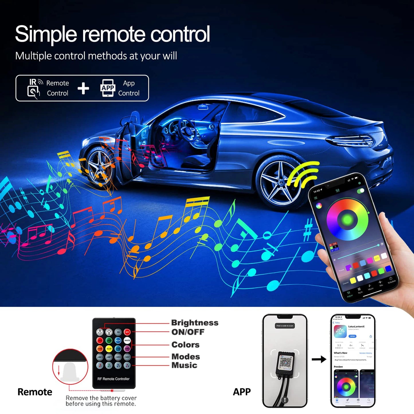 Kit LED Ambiance intérieure LuxDrive
