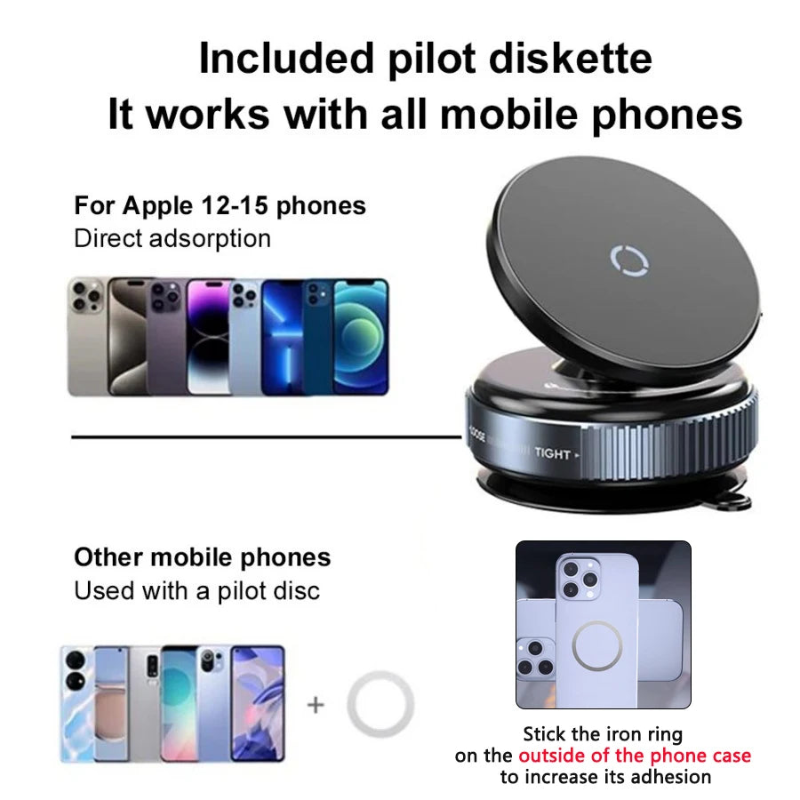 Support Téléphone Magnétique Premium LuxDrive